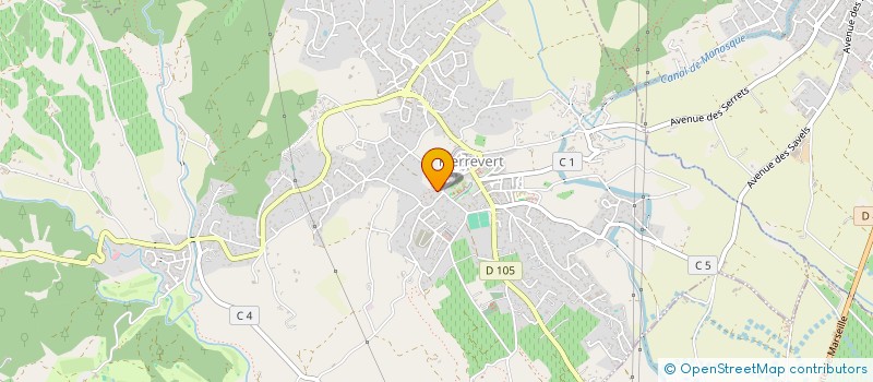 localisation de l'entreprise CIE LE SONGE DU METATARSE  PIERREVERT