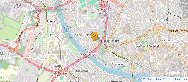 localisation de l'entreprise CIE LE TOURBILLON - FABRIQUE A SPECTACLES à TOULOUSE