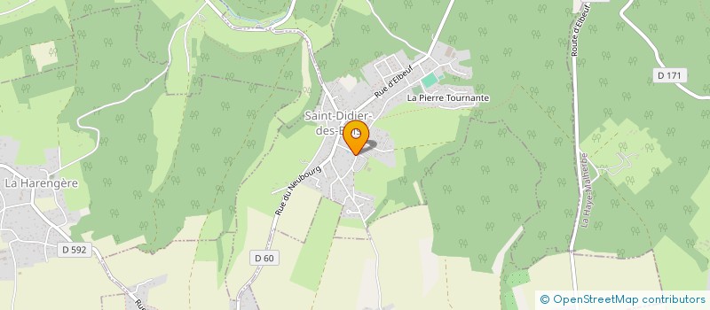 localisation de l'entreprise CIE LES CHOSES ONT LEURS SECRETS  SAINT-DIDIER-DES-BOIS