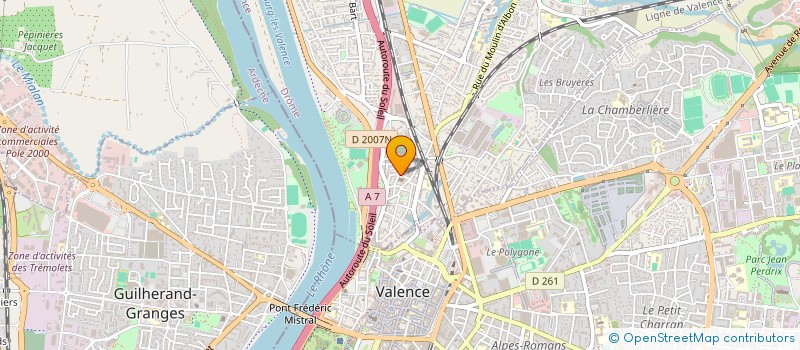 localisation de l'entreprise CIE LES DECATALOGUES à BOURG-LES-VALENCE