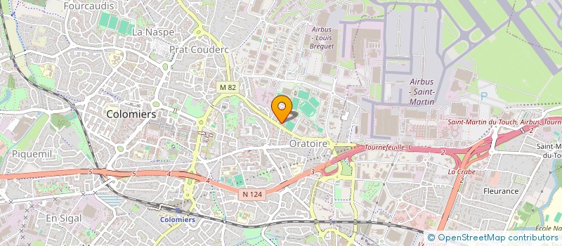 localisation de l'entreprise CIE LES ENFANTS DU PARADIS à COLOMIERS