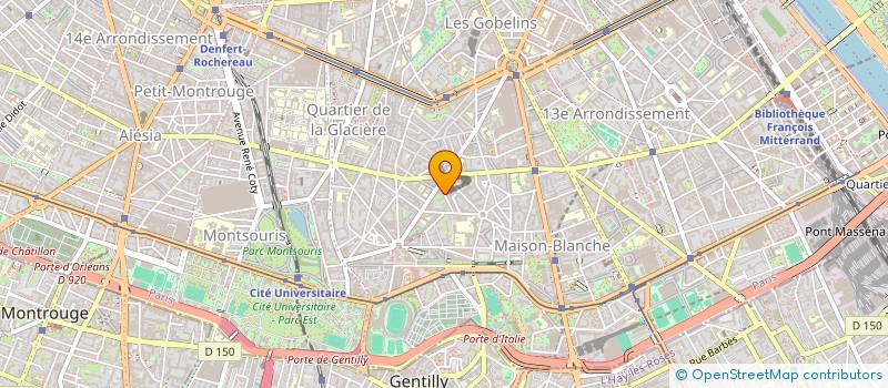 localisation de l'entreprise CIE LES JAMBES QUI DOUTENT  PARIS