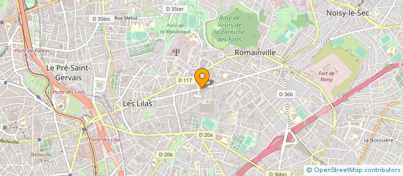 localisation de l'entreprise CIE LESTER MC NUTT à LES LILAS