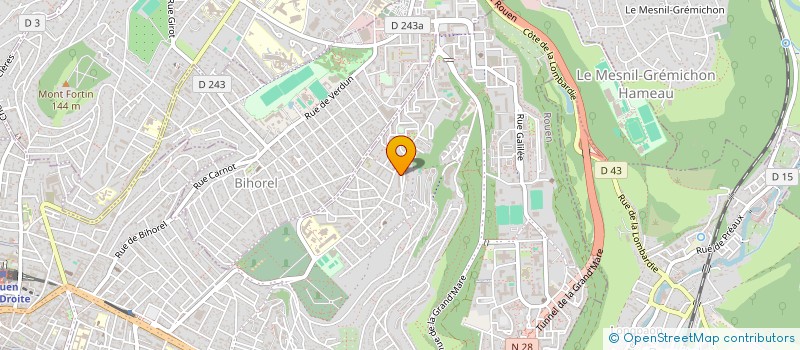 localisation de l'entreprise CIE LI-SANGHA / RIVE DROITE à ROUEN