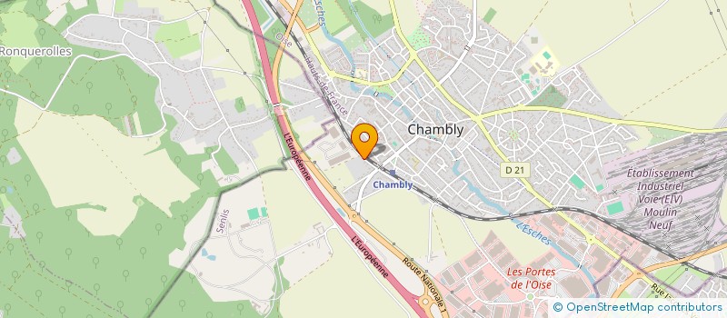 localisation de l'entreprise CIE LOGISTIQUE TRANSPORTS AUTOMOBILES à CHAMBLY