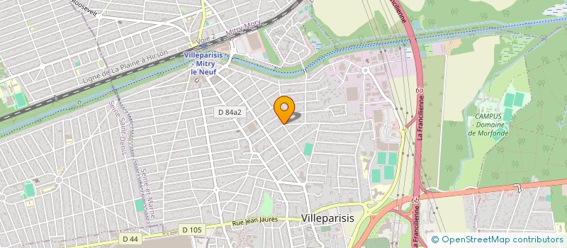 localisation de l'entreprise CIE LOUISE K.  VILLEPARISIS