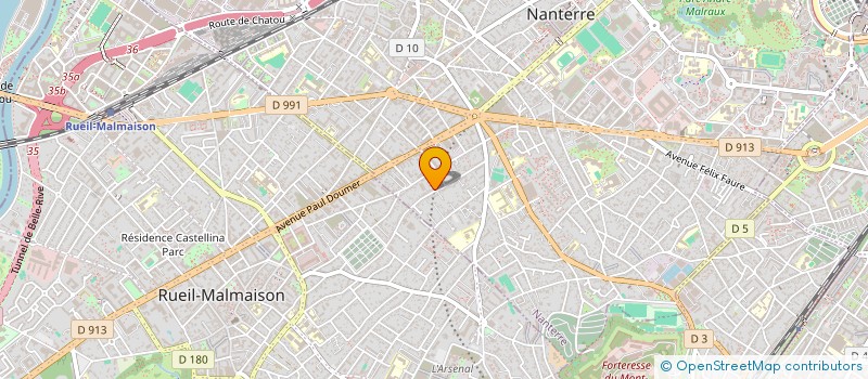 localisation de l'entreprise CIE MA DIVA à NANTERRE