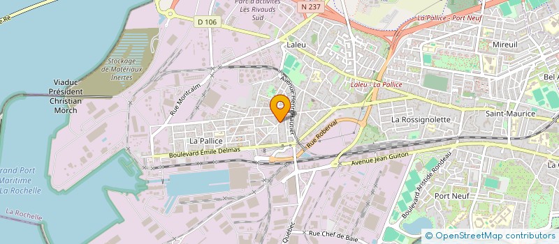 localisation de l'entreprise CIE MAL BARRE  LA ROCHELLE