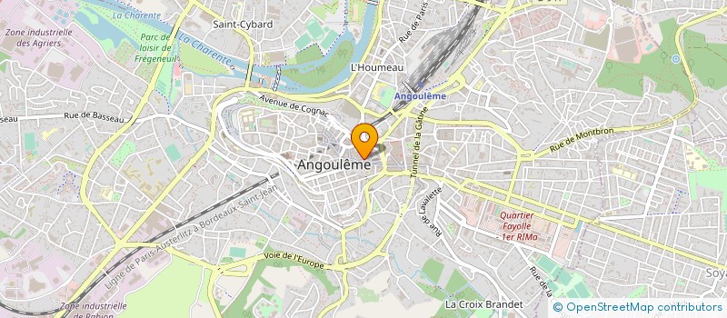 localisation de l'entreprise CIE MARIONNETTES D ANGOULEME à ANGOULEME
