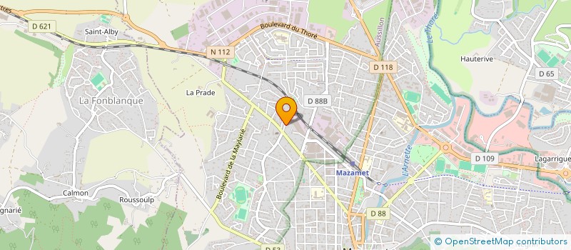 localisation de l'entreprise CIE MAZINTER TRANSPORTS INTERNATIONAUX à AUSSILLON