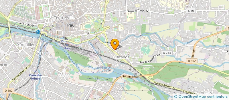 localisation de l'entreprise CIE MC COMPAGNIE D INVESTISSEMENTS EUROPEENS MC à BIZANOS