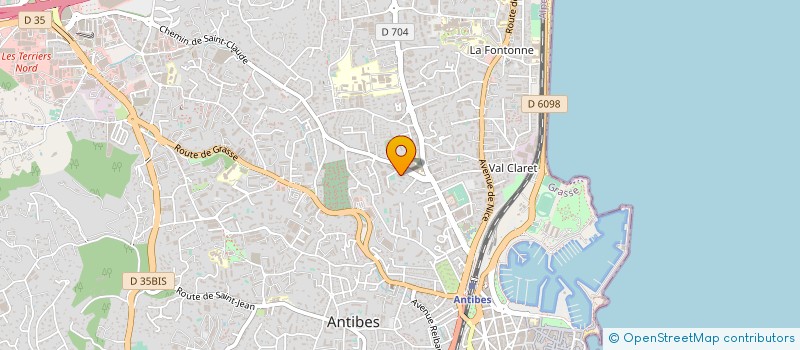 localisation de l'entreprise CIE MEDITERRANEEN ETUDES GESTION IMMOBIL à ANTIBES