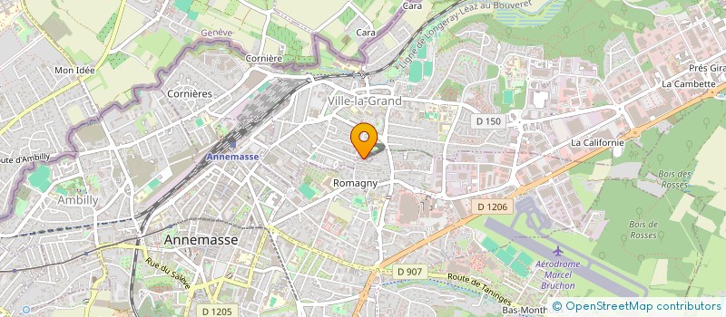 localisation de l'entreprise CIE MEDITERRANEENNE DE COMMERCE à ANNEMASSE