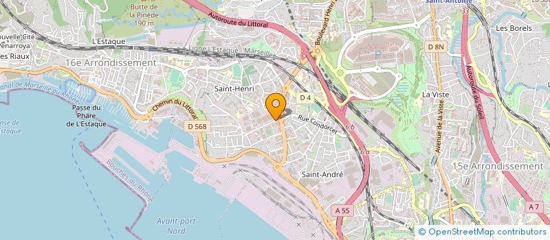 localisation de l'entreprise CIE MEDITERRANEENNE DE VRAC à MARSEILLE