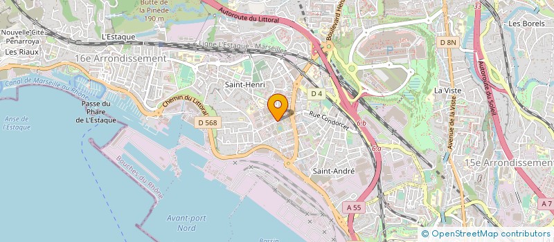 localisation de l'entreprise CIE MEDITERRANEENNE INDUSTRIE PLASTIQUE à MARSEILLE
