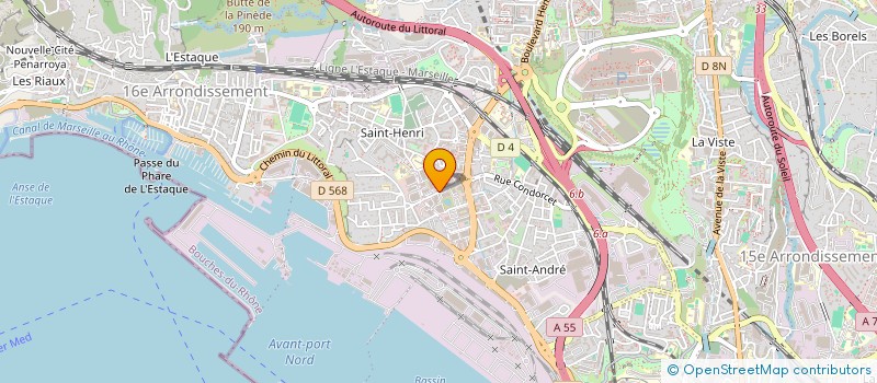 localisation de l'entreprise CIE MERIDIONALE NEGOCE INTERNATIONAL à MARSEILLE