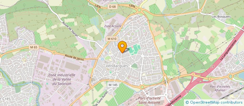 localisation de l'entreprise CIE MILLE EN UNE FACE à VENDARGUES