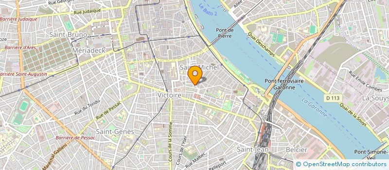 localisation de l'entreprise CIE MINADANZA COMPAGNIE MINADANZA  BORDEAUX