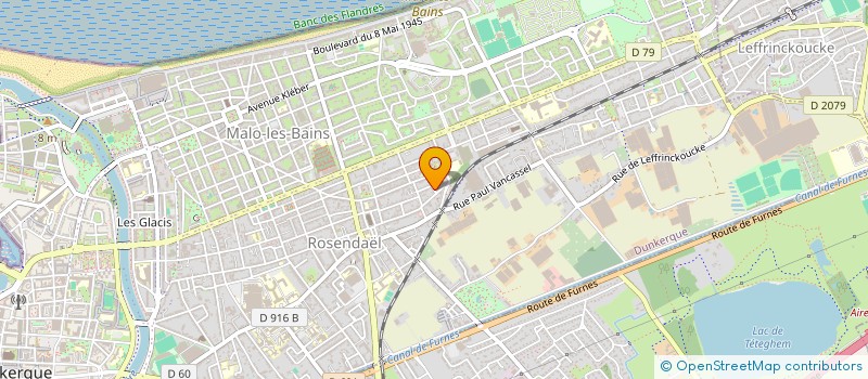 localisation de l'entreprise CIE MM à DUNKERQUE