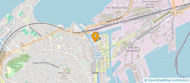 localisation de l'entreprise CIE MOSO à SETE