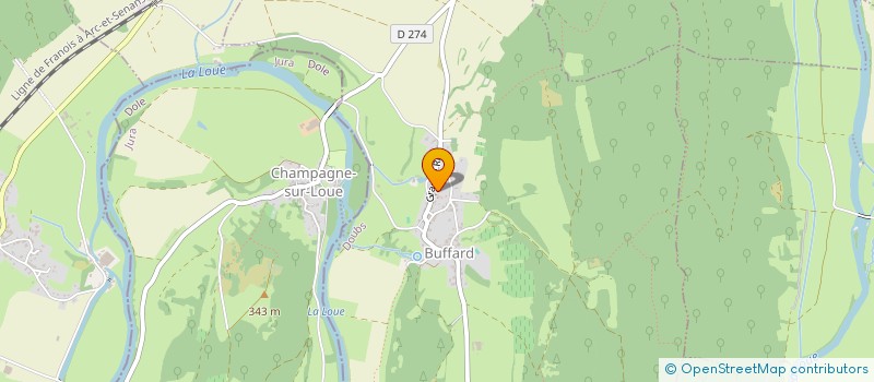 localisation de l'entreprise CIE NAGER EN FORET  BUFFARD