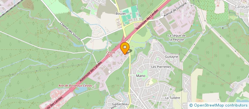 localisation de l'entreprise CIE NAT EXPERTS DIPLOMES INGENIEURS SCIE  CESTAS