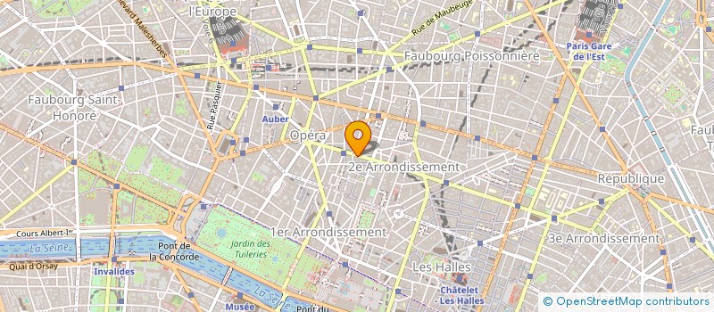 localisation de l'entreprise CIE NATIONAL CONSEIL EN PROPRIETE INDUST à PARIS