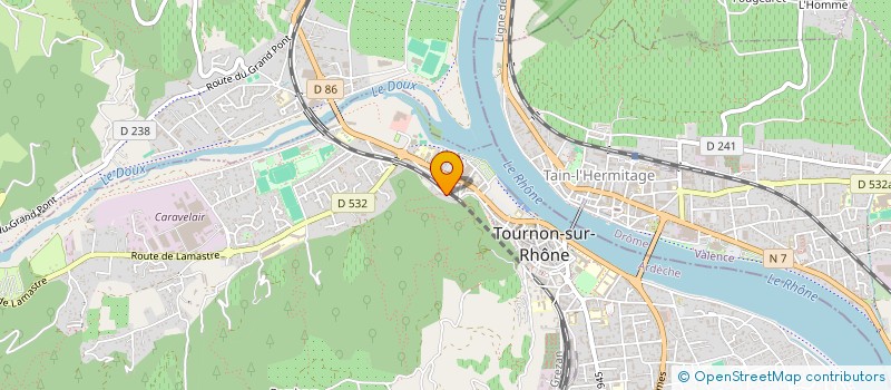 localisation de l'entreprise CIE NO MAN'S LAND à TOURNON-SUR-RHONE