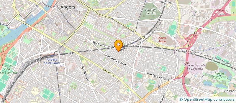 localisation de l'entreprise CIE NOM D'UN BOUC !  ANGERS