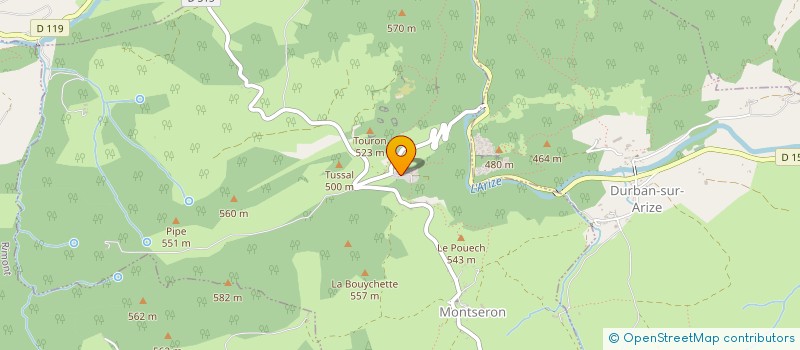localisation de l'entreprise CIE NON PEUT-ETRE à MONTSERON