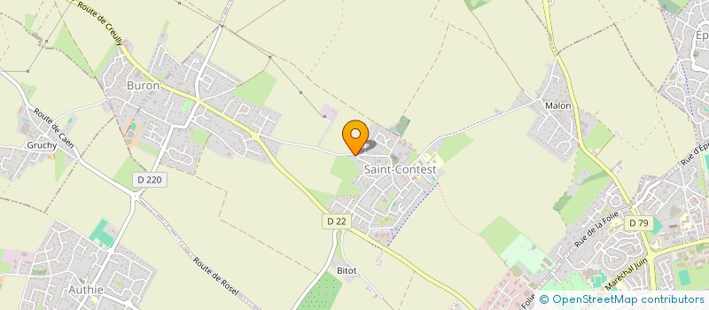 localisation de l'entreprise CIE NORMANDIE  SAINT-CONTEST