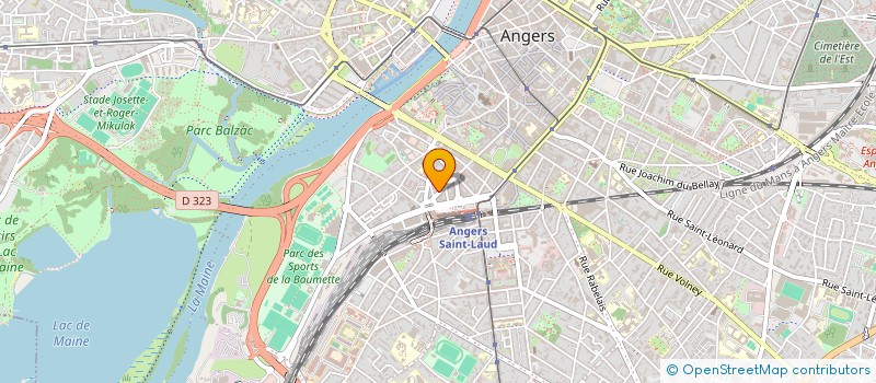 localisation de l'entreprise CIE OEIL DU DO à ANGERS