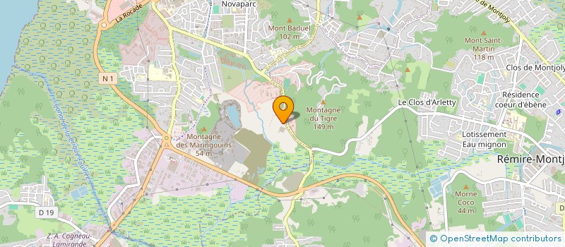 localisation de l'entreprise CIE OPERATIONNELLE DE SECURIT GUYANE à CAYENNE