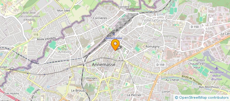 localisation de l'entreprise CIE PARISIEN FINANCEMENT PARTICIP INVEST à ANNEMASSE