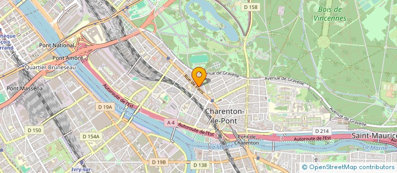 localisation de l'entreprise CIE PARISIENNE DEVELOPPEMENT ECON SOCIAL à CHARENTON-LE-PONT