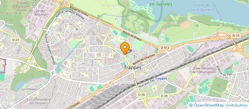 localisation de l'entreprise CIE PASSAGE A L ACTE 2 à TRAPPES