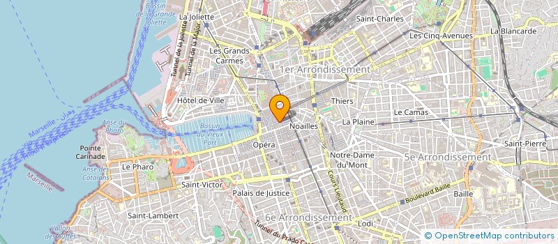 localisation de l'entreprise CIE PHOCEENNE INFORMATIQ GESTION à MARSEILLE