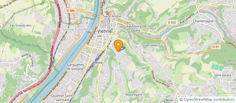 localisation de l'entreprise CIE PRIMA STELLA  VIENNE