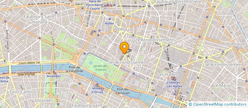 localisation de l'entreprise CIE PRIVEE INVEST IMMOBILIERS à PARIS