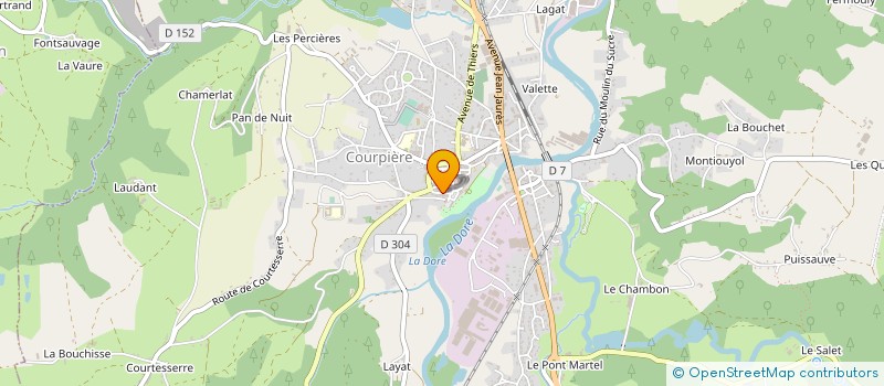 localisation de l'entreprise CIE PYTHONISSE MARIONNETTES à COURPIERE