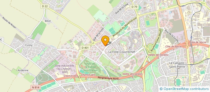 localisation de l'entreprise CIE REGIONALE COMMISSAIRES AUX COMPTES à CAEN