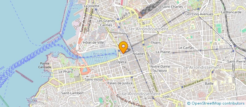 localisation de l'entreprise CIE REGIONALE EDITION ET ORGANISATION à MARSEILLE