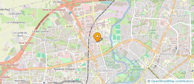 localisation de l'entreprise CIE RENNAISE LINOEUM & CAOUTCHOUC  RENNES