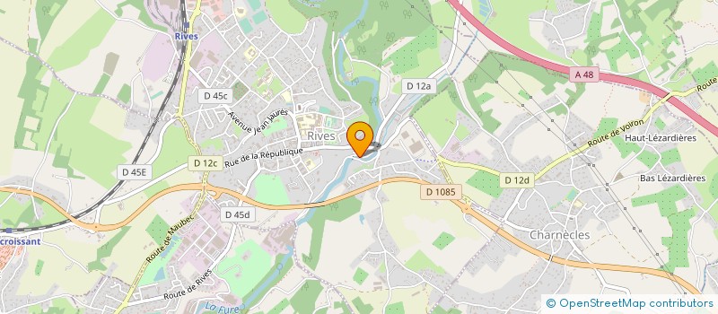 localisation de l'entreprise CIE RENOVATION CONSTRUCTION BATIMENT à RIVES