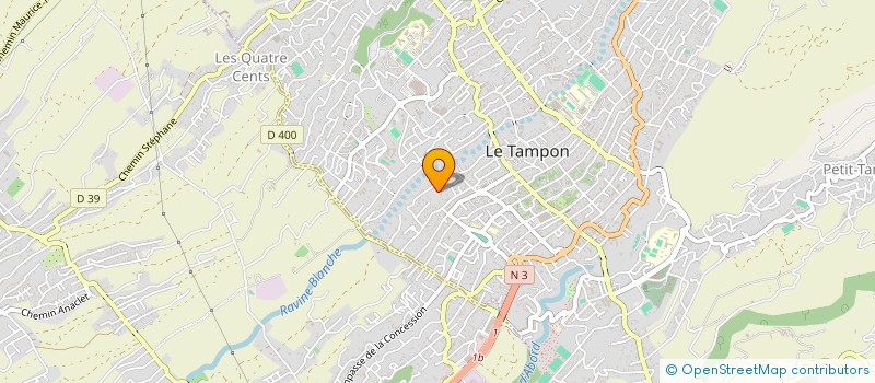 localisation de l'entreprise CIE REUNIONNAISE DE DIFFUSION à LE TAMPON