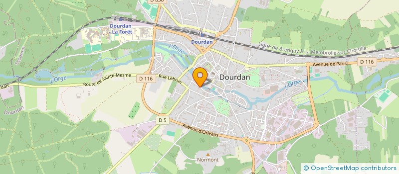 localisation de l'entreprise CIE RIEN QUE DU BEAU MONDE à DOURDAN