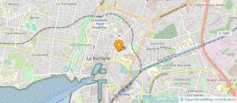 localisation de l'entreprise CIE ROCHEL EXPLO DEVEL ORGA DE ROTISSAGE à LA ROCHELLE