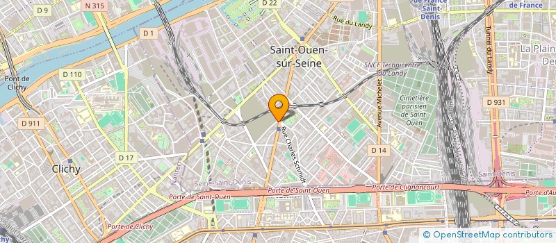 localisation de l'entreprise CIE ROZA ROSADA LETIZIA ZANGRI à SAINT-OUEN-SUR-SEINE