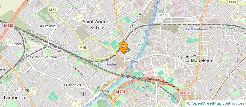 localisation de l'entreprise CIE SAVE à SAINT-ANDRE-LEZ-LILLE