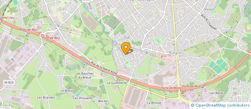localisation de l'entreprise CIE SEME à REZE